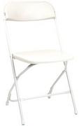 White Plastic Folding Chair White Plastic Folding Chair